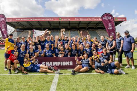 Women's premiership team photo