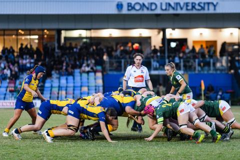 Bond women's scrum 